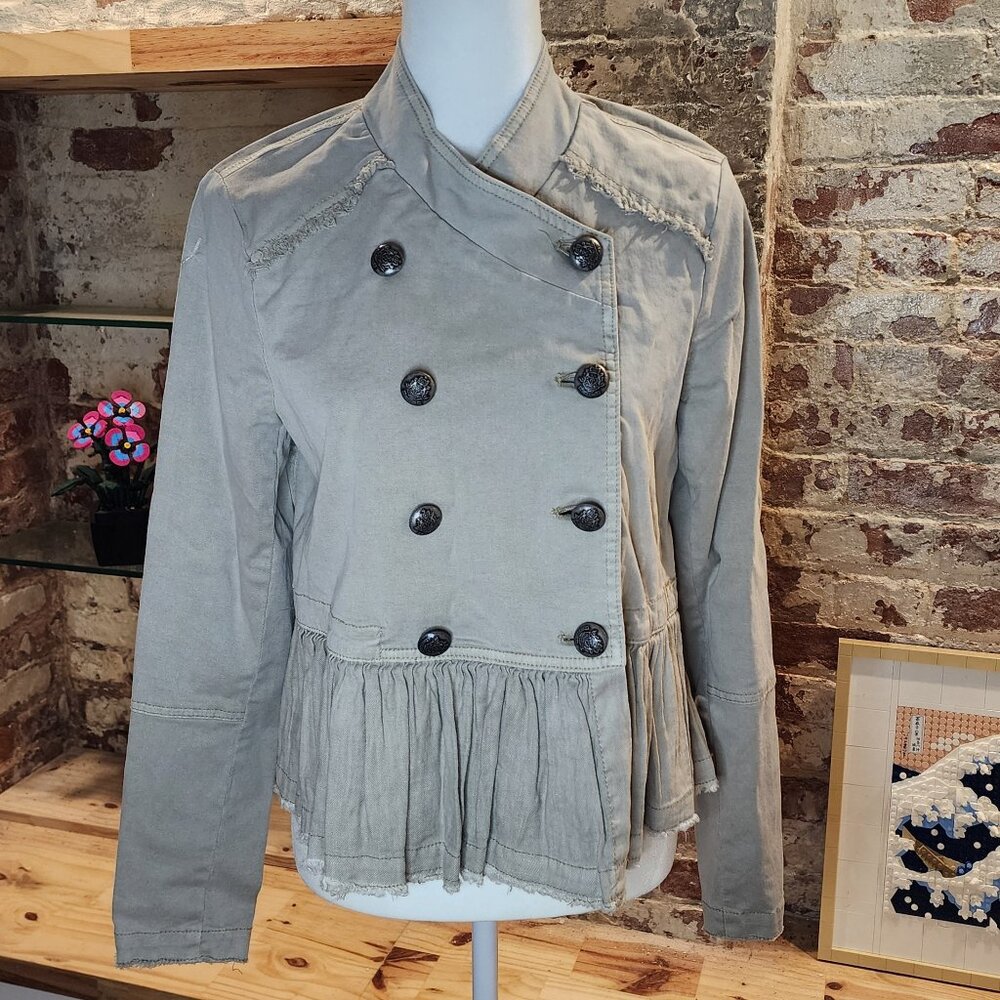 Free People | Lightweight Peplum Military Jacket